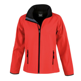 Softshelljacke PRINT | bis 4XL, Farben Result: red/black