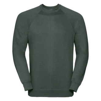 Raglan Sweatshirt - Mischgewebe | bis 2XL, Farben: bottle green