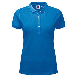 Ladies Stretch Polo - Mischgewebe | bis 2XL, Farben: azure