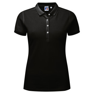 Ladies Stretch Polo - Mischgewebe | bis 2XL, Farben: black