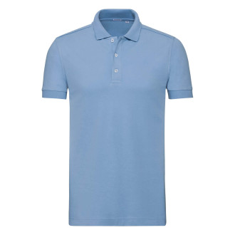 Mens Stretch Polo | bis 3XL, Farben: sky