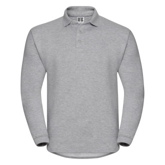 Polo Sweatshirt - Mischgewebe| bis 4XL, Farben: light oxford