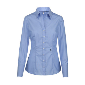 Seidensticker Bluse "schwarze Rose" 1/1-Arm | BÜGELFREI, Farben: mid blue