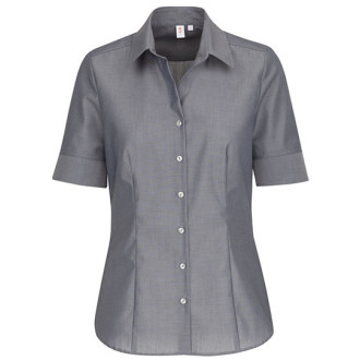 Seidensticker REGULAR Fit Bluse 1/2-Arm | BÜGELFREI, Farben: anthrazit