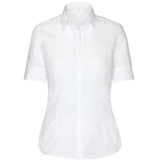 Seidensticker REGULAR Fit Bluse 1/2-Arm | BÜGELFREI, Farben: weiß