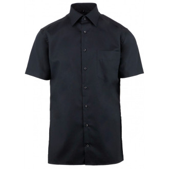 Business Premium Hemd 1/2-Arm | bügelfrei, Farben: schwarz, Größen: 38