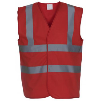 Warn- und Signalweste | 13 Farben, Farben: red