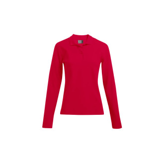 Womens Heavy Polo | Baumwolle, Farben: red