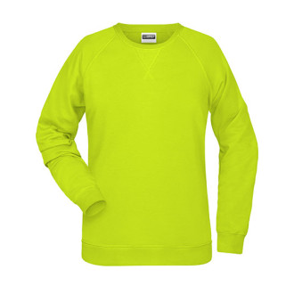 Ladie´s Sweat - Mischgewebe | bis 3XL, Farben: acid yellow