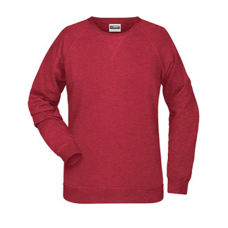 Ladie´s Sweat - Mischgewebe | bis 3XL, Farben: carmine red