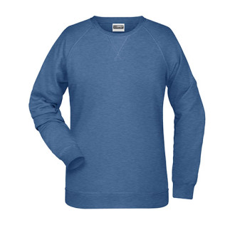 Ladie´s Sweat - Mischgewebe | bis 3XL, Farben: light denim melange