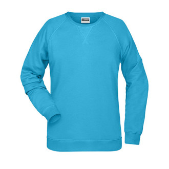 Ladie´s Sweat - Mischgewebe | bis 3XL, Farben: turquoise