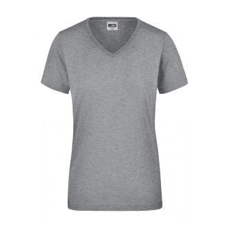 Damen Work-Tshirt | bis 4XL | Mischgewebe, Farben: grey heather