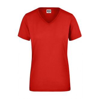 Damen Work-Tshirt | bis 4XL | Mischgewebe, Farben: red