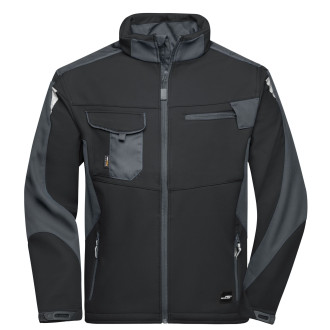 Softshelljacke -STRONG- | bis 6XL, Farben: black/carbon