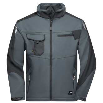 Softshelljacke -STRONG- | bis 6XL, Farben: carbon/black