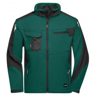 Softshelljacke -STRONG- | bis 6XL, Farben: darkgreen/black