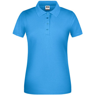 Ladies Bio Workwear Polo | bis 4XL, Farben James & Nicholson: aqua