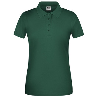 Ladies Bio Workwear Polo | bis 4XL, Farben James & Nicholson: dark green