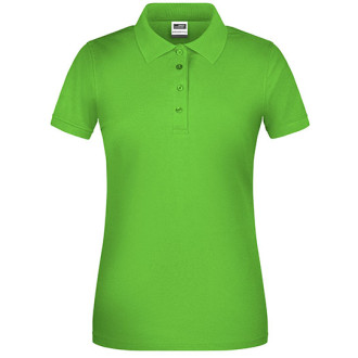 Ladies Bio Workwear Polo | bis 4XL, Farben James & Nicholson: lime green