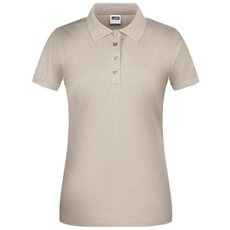 Ladies Bio Workwear Polo | bis 4XL, Farben James & Nicholson: stone