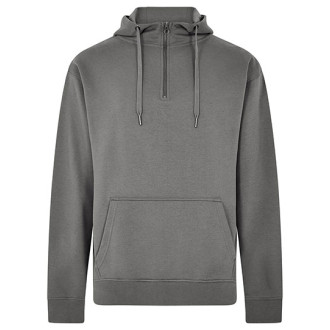 1/4 Zip Hoodie | bis 3XL, Farben: dark grey