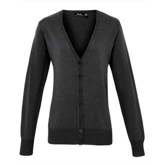 Damen Cardigan mit Knöpfen | bis 5XL, Farben: charcoal