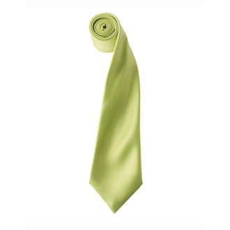 Colours Collection - Satin Krawatte, Krawatten- und Tuchfarben: lime