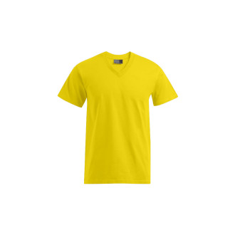 Premium V-Neck-T | bis 5XL, Farben: gold