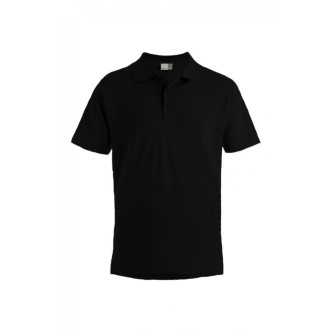 Mens Superior Polo | Baumwolle bis 5XL, Farben: black
