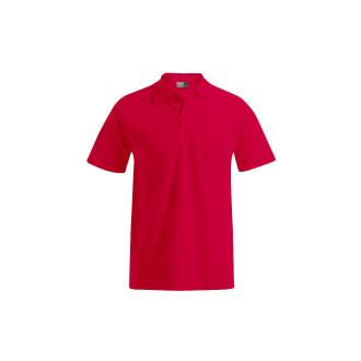Mens Polo - Mischgewebe | bis 5XL, Farben: fire red