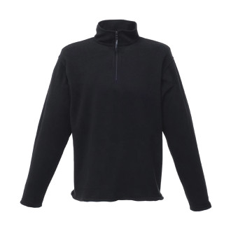 Micro Zip Neck Fleece, Farben: black