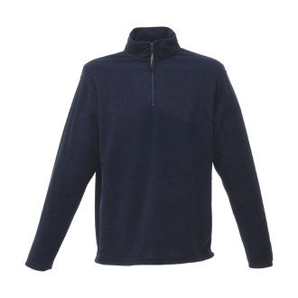 Micro Zip Neck Fleece, Farben: navy
