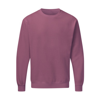Basic Sweatshirt - Mischgewebe | bis 3XL, Farben: cassis
