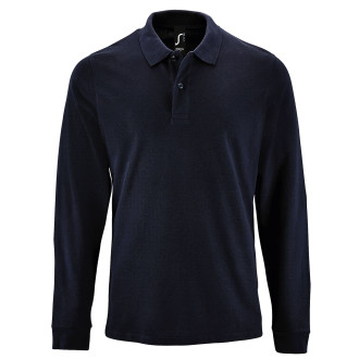 Langarm-Polo Perfect Men, 100% Baumwolle | bis 3XL, Farben: navy