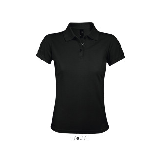 Damen-Polo Prime | Mischgewebe bis 3XL, Farben: black
