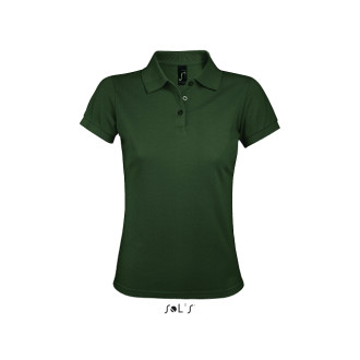 Damen Polo Prime - Mischgewebe | bis 3XL, Farben: bottle green