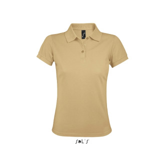 Damen Polo Prime - Mischgewebe | bis 3XL, Farben: sand