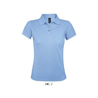 Damen-Polo Prime | Mischgewebe bis 3XL, Farben: sky