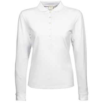 Ladies Luxury Stretch Polo | bis 3XL, Farben: white