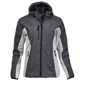 Women's Lightweight Performance Softshell | bis 3XL, Farben: grey-white