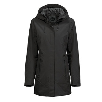Womens All Weather Long Jacket | bis 3XL, Farben: schwarz