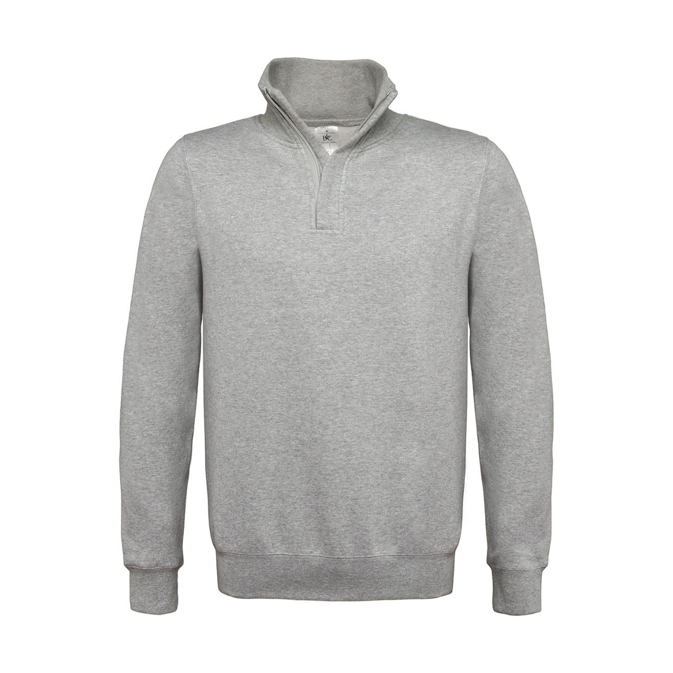 1/4 Zip-Sweatshirt - Mischgewebe | bis 3XL
