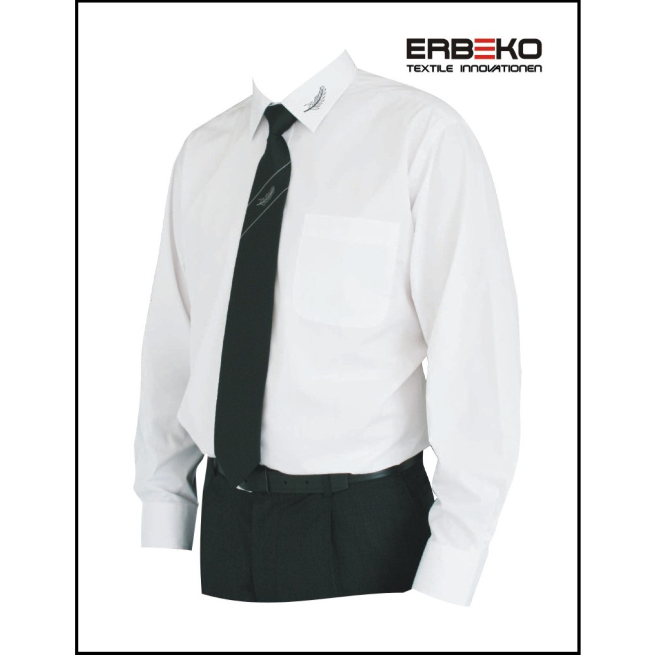 Bestatter-Motivhemd 1/1-Arm | Palmwedel