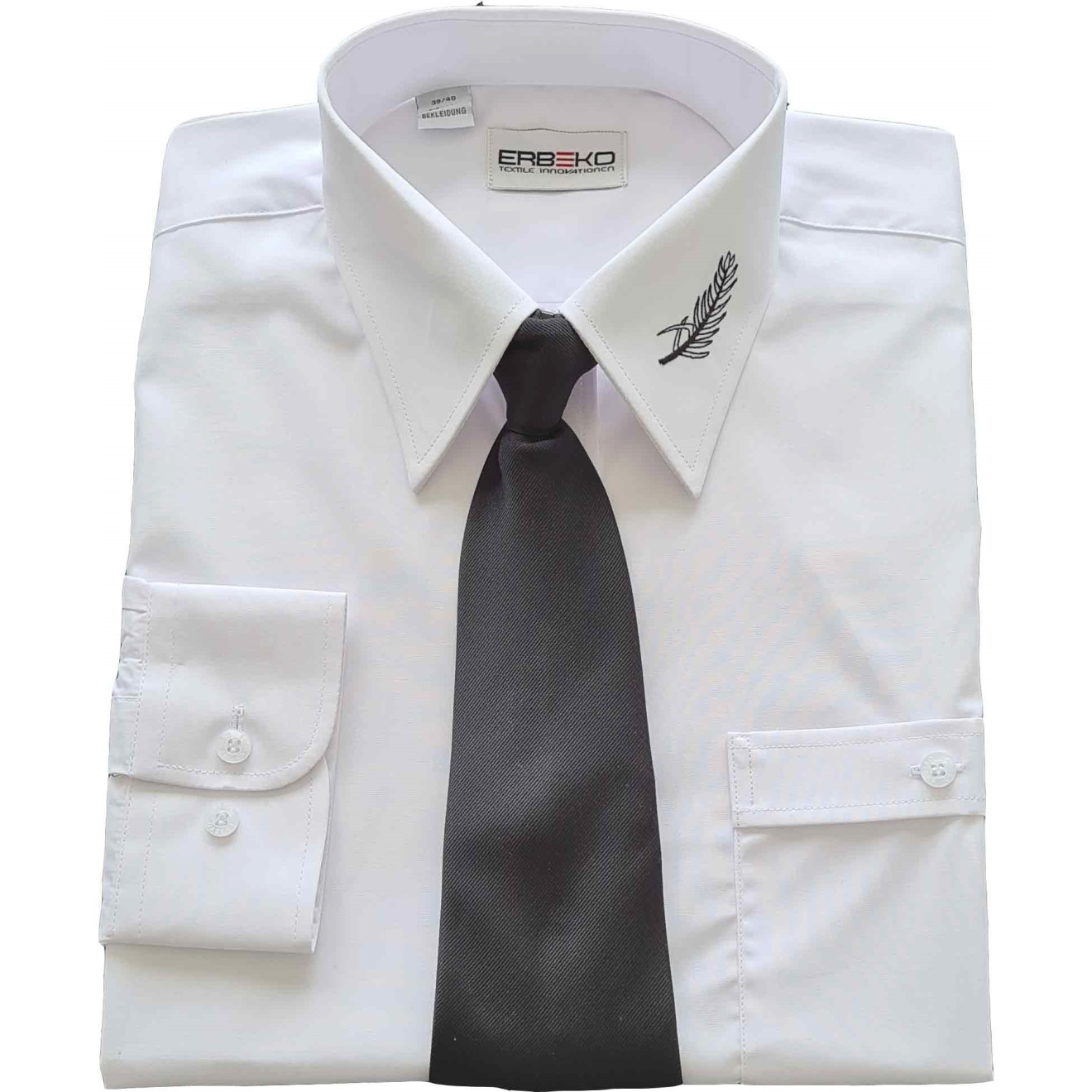 Bestatter-Motivhemd 1/1-Arm | Palmwedel