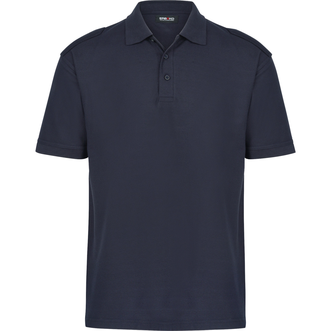 ERBEKO Polo mit Schulterklappen - Mischgewebe | bis 6XL