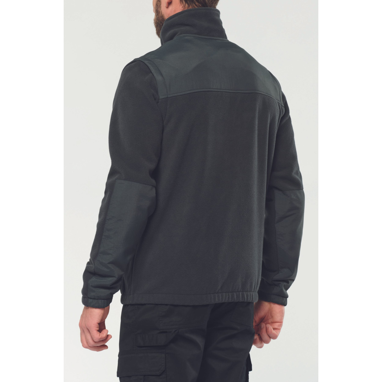 Fleecejacke 2 in 1 mit abnehmbaren Ärmeln | bis 4XL