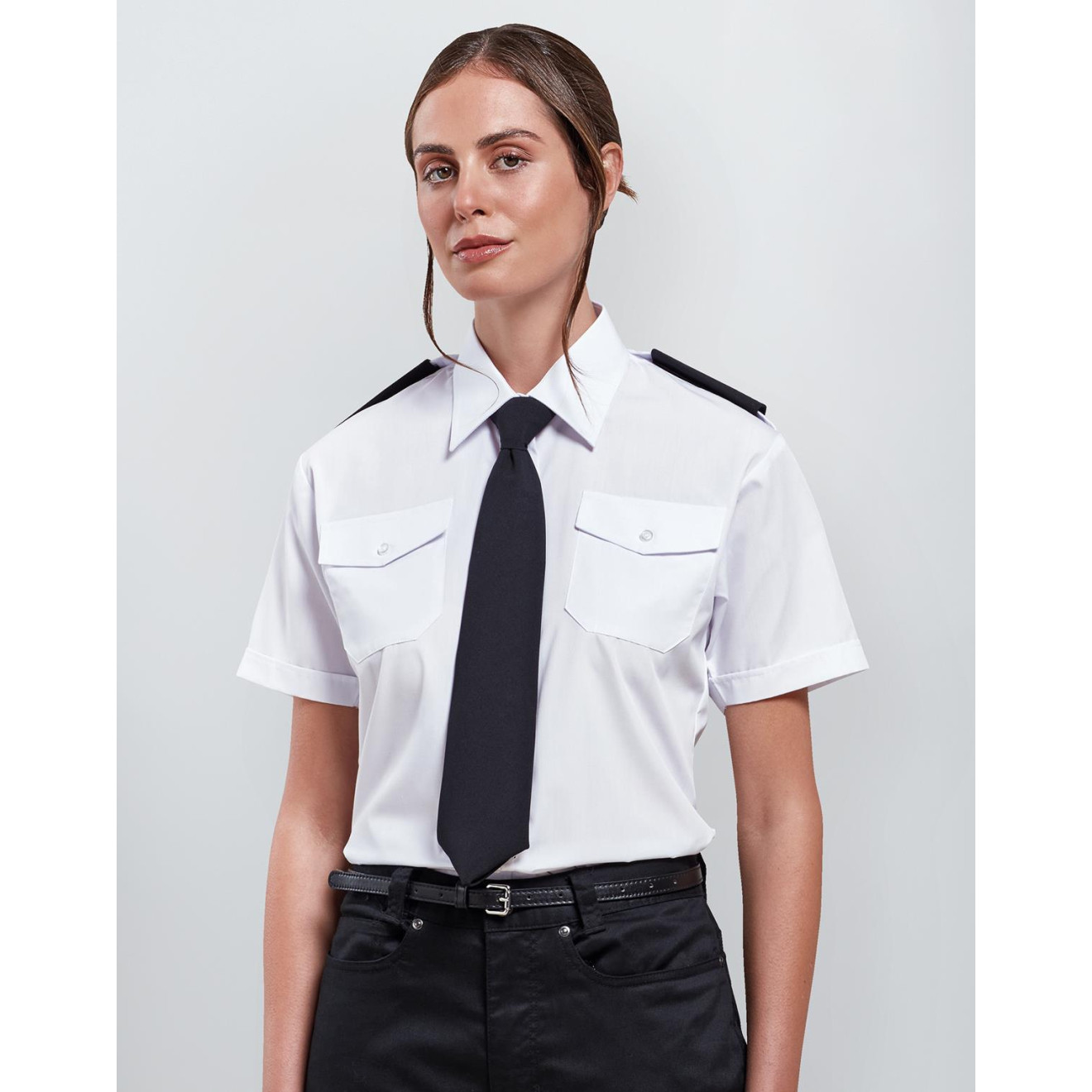Damen Pilot-Bluse 1/2-Arm
