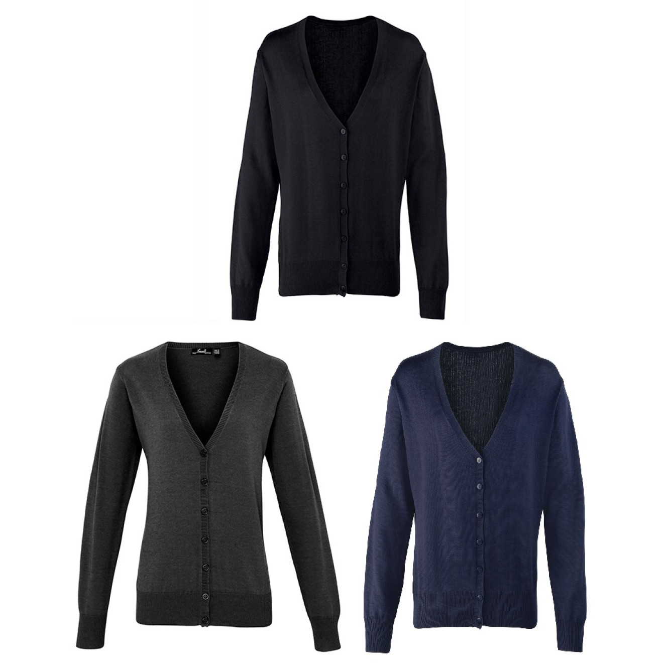 Damen Cardigan mit Knöpfen | bis 5XL
