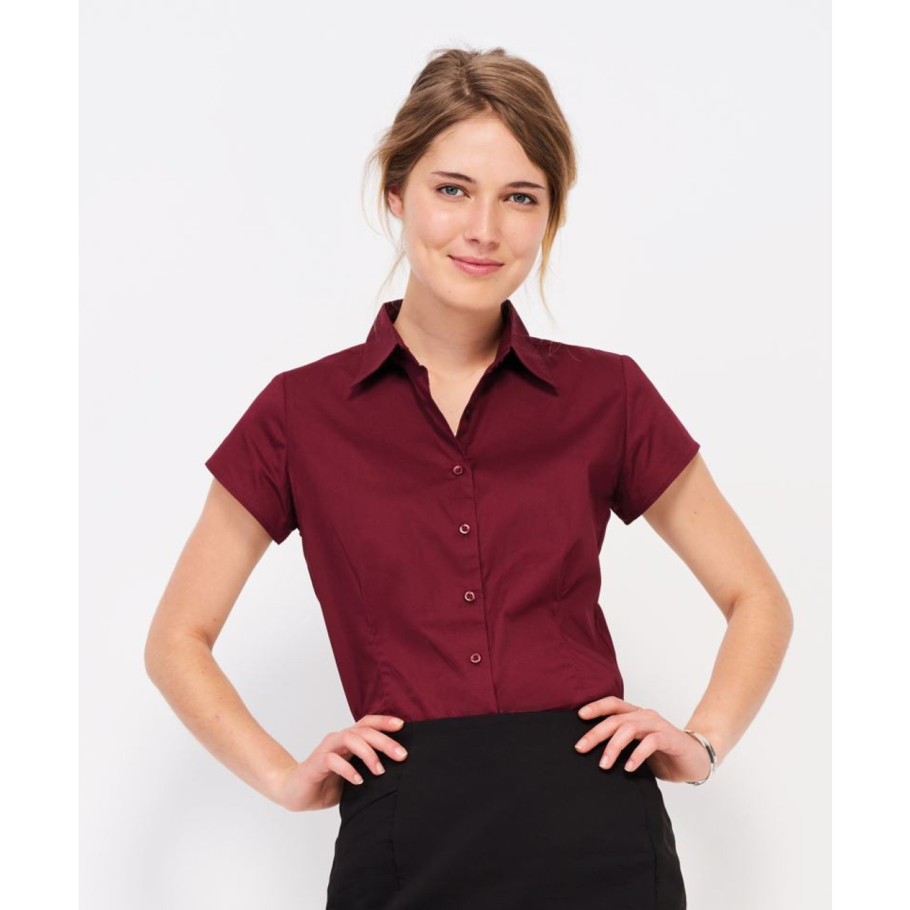EXCESS Damen Stretch-Bluse 1/2-Arm | bis 3XL